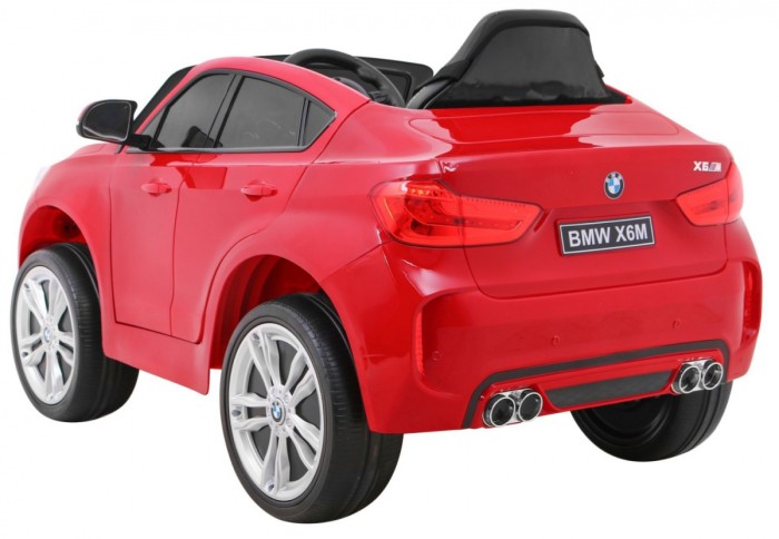 BMW X6M Elektryczne Autko dla dzieci, Czerwony SUV + Pilot-5 6914 