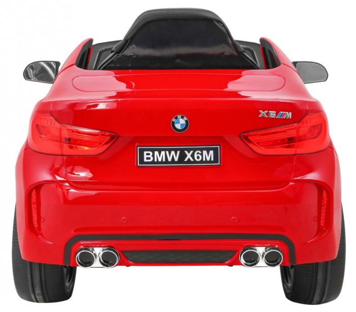 BMW X6M Elektryczne Autko dla dzieci, Czerwony SUV + Pilot-6 6914 