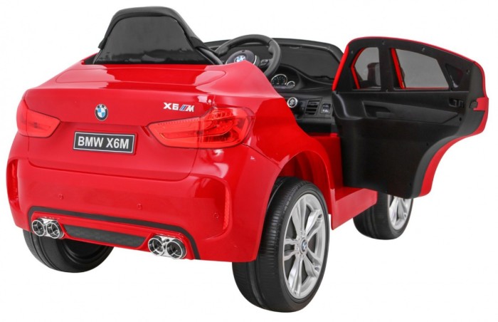 BMW X6M Elektryczne Autko dla dzieci, Czerwony SUV + Pilot-7 6914 