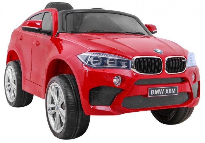 BMW X6M Elektryczne Autko dla dzieci, Czerwony SUV + Pilot-10 6914 