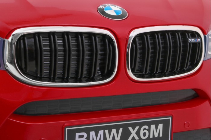BMW X6M Elektryczne Autko dla dzieci, Czerwony SUV + Pilot-11 6914 