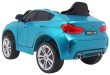BMW X6M Elektryczne Autko, SUV dla dzieci Lakier Niebieski + Pilot-5 6915 