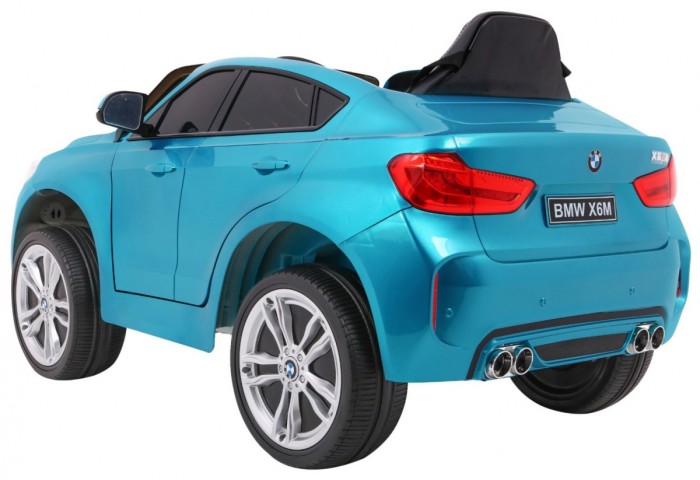 BMW X6M Elektryczne Autko, SUV dla dzieci Lakier Niebieski + Pilot-5 6915 
