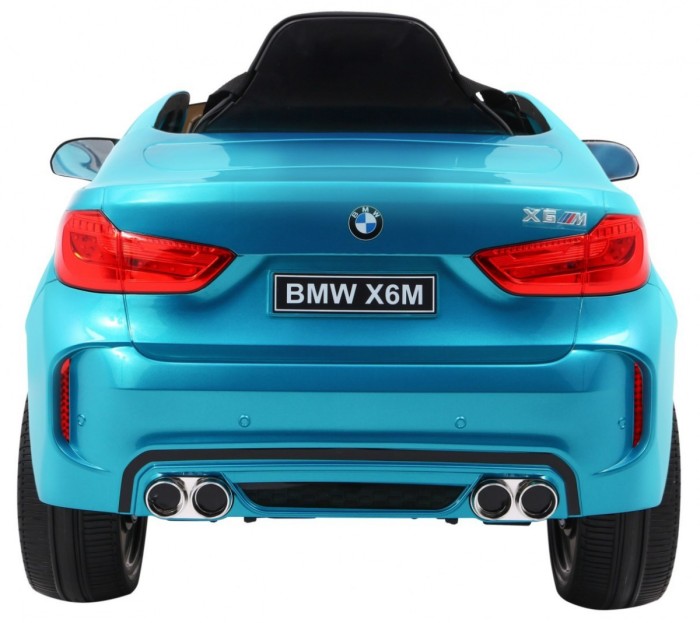 BMW X6M Elektryczne Autko, SUV dla dzieci Lakier Niebieski + Pilot-6 6915 