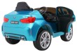 BMW X6M Elektryczne Autko, SUV dla dzieci Lakier Niebieski + Pilot-8 6915 
