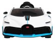 Bugatti Divo Autko na akumulator dla dzieci Biały + Pilot + EVA + Wolny Start + LED MP3-3 6916 