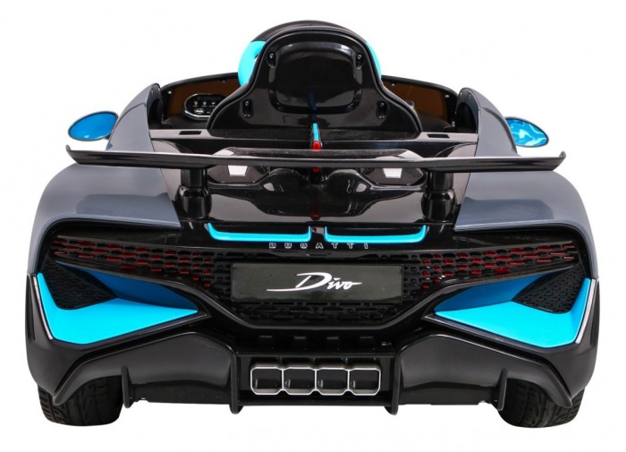 Bugatti Divo Autko na akumulator dla dzieci Szary + Pilot + EVA + Wolny Start + LED MP3-6 6917 