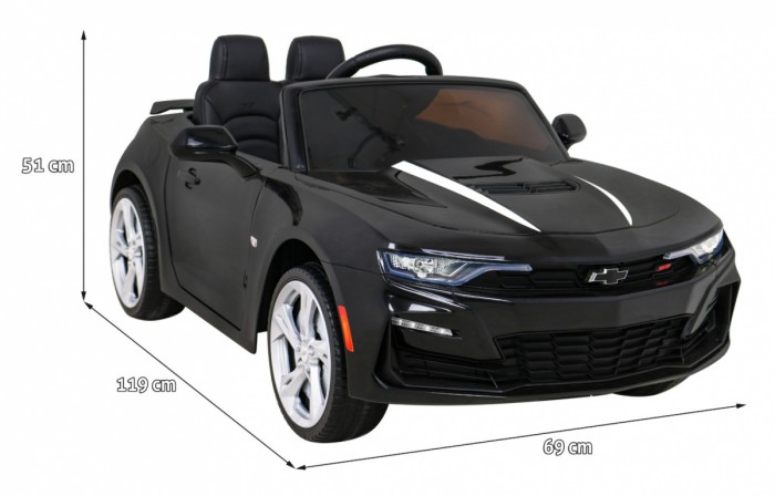Chevrolet Camaro 2SS na akumulator Czarny + Pilot + Koła EVA + Wolny Start + Dźwięki Światła-3 6919 
