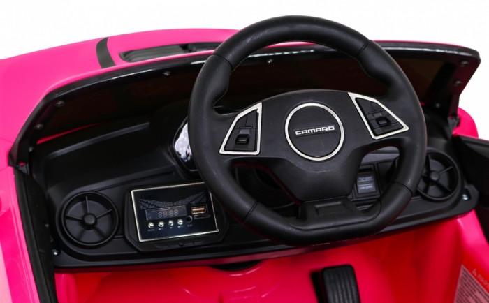 Chevrolet Camaro 2SS na akumulator Różowy + Pilot + Koła EVA + Wolny Start + Dźwięki Światła-9 6921 