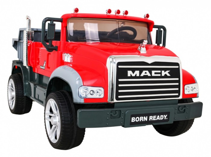 Pojazd Ciężarówka MACK Czerwona-10 6923 