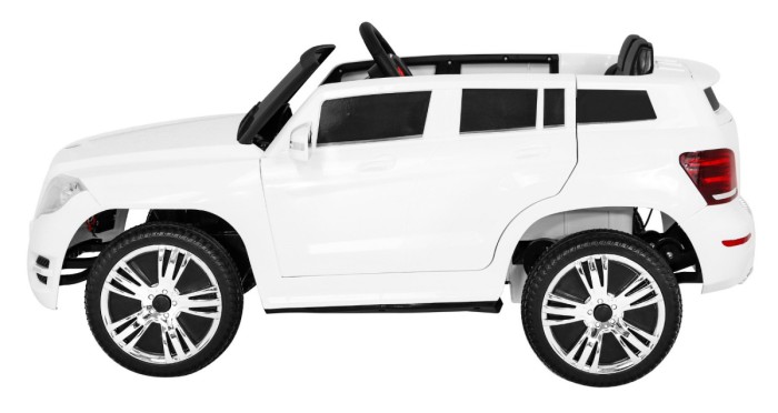 Autko City Rider dla dzieci Biały + Pilot + Regulacja kierownicy + Wolny Start + MP3 USB + LED-4 6924 