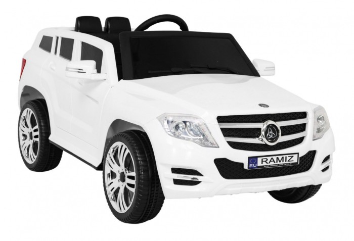 Autko City Rider dla dzieci Biały + Pilot + Regulacja kierownicy + Wolny Start + MP3 USB + LED-10 6924 