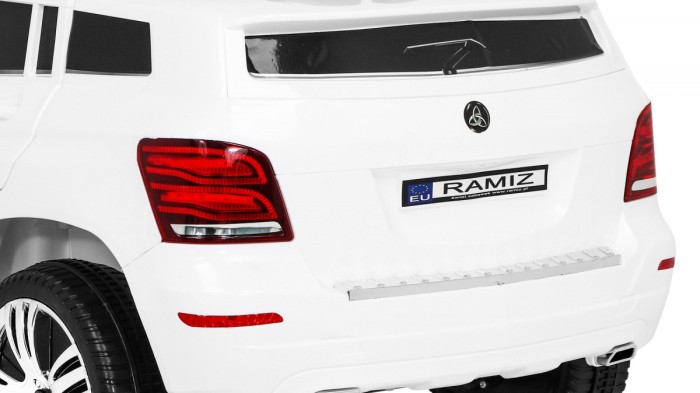 Autko City Rider dla dzieci Biały + Pilot + Regulacja kierownicy + Wolny Start + MP3 USB + LED-12 6924 