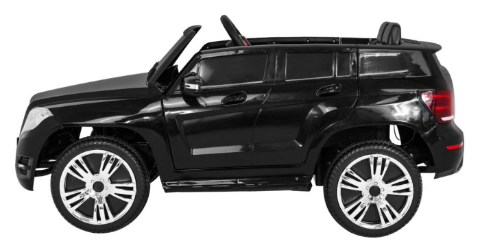 Autko City Rider dla dzieci Czarny + Pilot + Regulacja kierownicy + Wolny Start + MP3 USB + LED-4 6925 