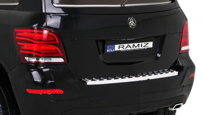 Autko City Rider dla dzieci Czarny + Pilot + Regulacja kierownicy + Wolny Start + MP3 USB + LED-13 6925 