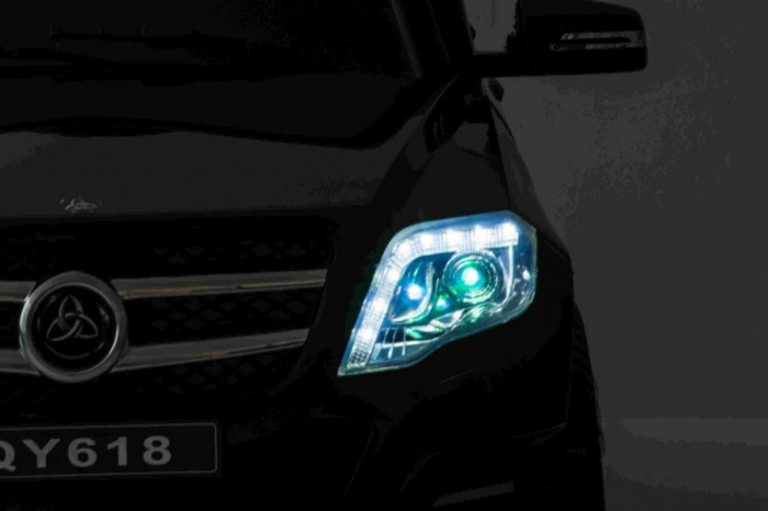 Autko City Rider dla dzieci Czarny + Pilot + Regulacja kierownicy + Wolny Start + MP3 USB + LED-15 6925 