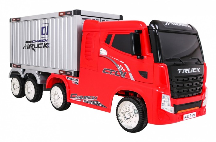 Pojazd Container Truck Czerwony + Naczepa-11 6929 