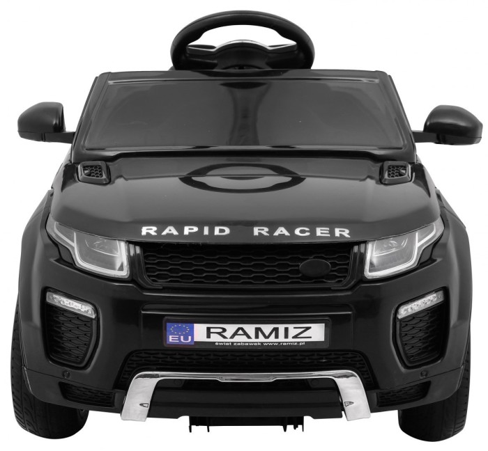 Autko Rapid Racer elektryczne dla dzieci, Czarny SUV + Pilot-3 6931 