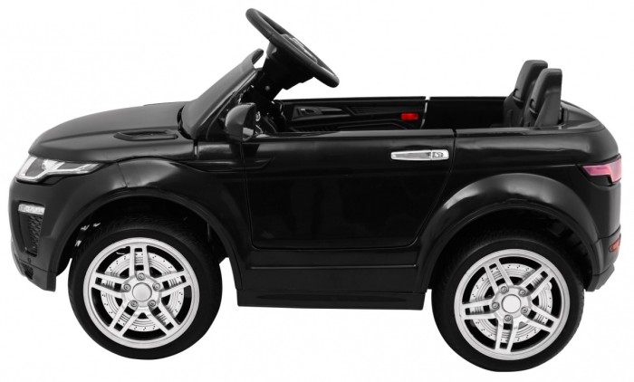 Autko Rapid Racer elektryczne dla dzieci, Czarny SUV + Pilot-4 6931 