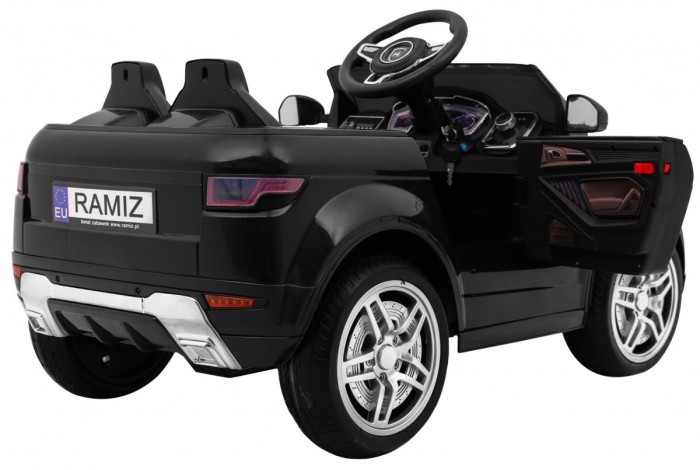 Autko Rapid Racer elektryczne dla dzieci, Czarny SUV + Pilot-10 6931 