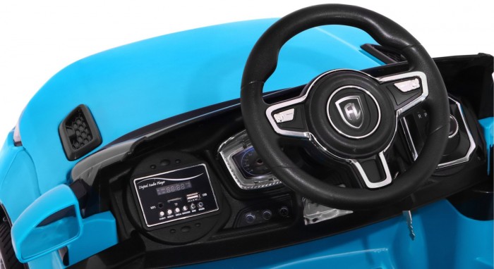 Autko Rapid Racer elektryczne dla dzieci - Niebieski SUV + Pilot-6 6933 