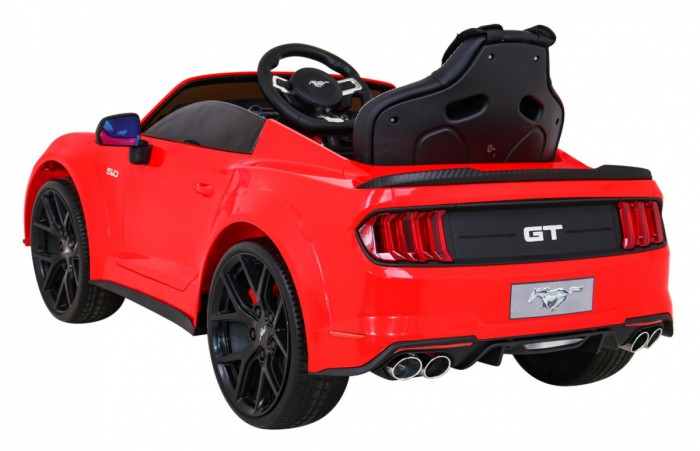 Autko Ford Mustang GT na akumulator dla dzieci Czerwony-4 6939 