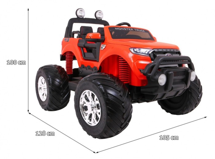 Pojazd Ford Ranger MONSTER 4x4 Pomarańczowy-2 6943 