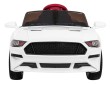 Autko GT Sport na akumulator dla dzieci Biały + Pilot + Wolny Start + Bagażnik + MP3 LED-3 6959 