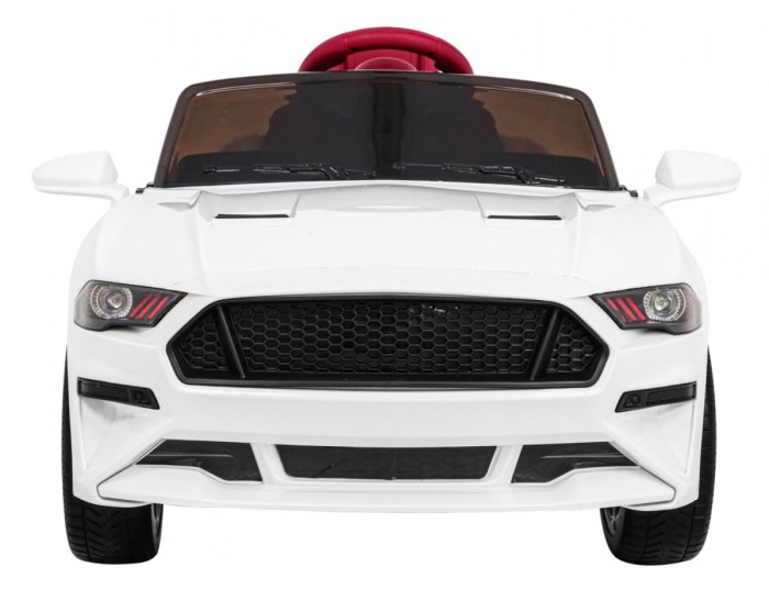 Autko GT Sport na akumulator dla dzieci Biały + Pilot + Wolny Start + Bagażnik + MP3 LED-3 6959 