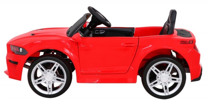 Autko GT Sport na akumulator dla dzieci Czerwony + Pilot + Wolny Start + Bagażnik + MP3 LED-4 6960 