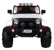 Auto na akumulator All Terrain dla dzieci Biały Terenówka typu jeep + Pilot + Światła Dźwięki-3 6962 
