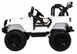 Auto na akumulator All Terrain dla dzieci Biały Terenówka typu jeep + Pilot + Światła Dźwięki-4 6962 