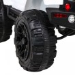 Auto na akumulator All Terrain dla dzieci Biały Terenówka typu jeep + Pilot + Światła Dźwięki-14 6962 