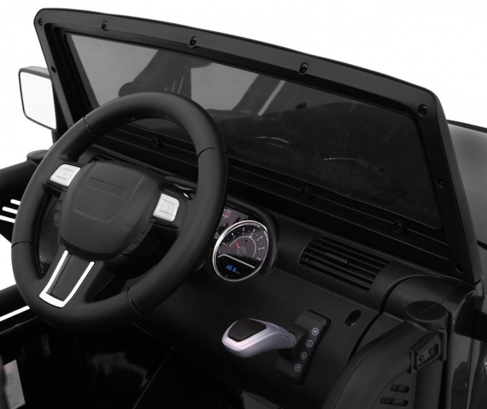 Auto na akumulator All Terrain dla dzieci Czarny Terenówka typu jeep + Pilot + Światła Dźwięki-13 6963 