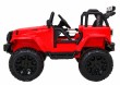 Auto na akumulator All Terrain dla dzieci Czerwony Terenówka typu jeep + Pilot + Światła Dźwięki-4 6964 