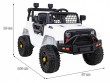 Autko Jeep Dark Night na akumulator dla dzieci Biały + Wolny Start + EVA + Audio LED-2 6965 