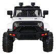 Autko Jeep Dark Night na akumulator dla dzieci Biały + Wolny Start + EVA + Audio LED-3 6965 