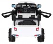 Autko Jeep Dark Night na akumulator dla dzieci Biały + Wolny Start + EVA + Audio LED-7 6965 