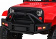 Autko Jeep Dark Night na akumulator dla dzieci Czerwony + Wolny Start + EVA + Audio LED-11 6967 