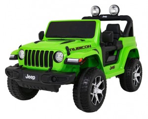 Jeep Wrangler Rubicon na akumulator dla dzieci | Zielony