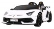 Lamborghini SVJ DRIFT dla 2 dzieci Biały + Funkcja driftu + Pilot-1 6972 
