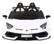 Lamborghini SVJ DRIFT dla 2 dzieci Biały + Funkcja driftu + Pilot-3 6972 