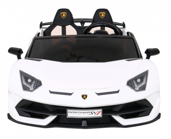 Lamborghini SVJ DRIFT dla 2 dzieci Biały + Funkcja driftu + Pilot-3 6972 