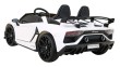 Lamborghini SVJ DRIFT dla 2 dzieci Biały + Funkcja driftu + Pilot-4 6972 