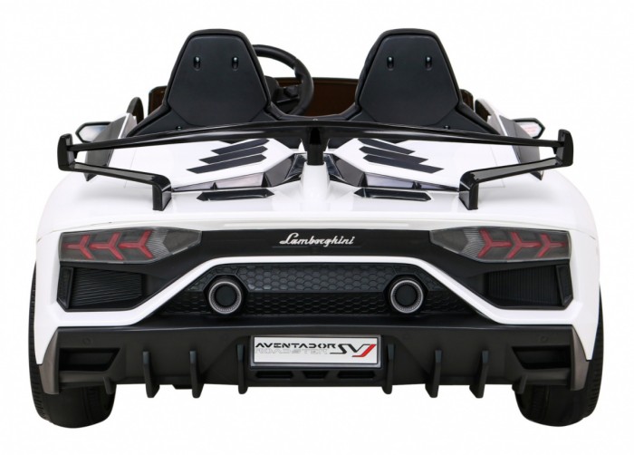 Lamborghini SVJ DRIFT dla 2 dzieci Biały + Funkcja driftu + Pilot-6 6972 