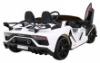 Lamborghini SVJ DRIFT dla 2 dzieci Biały + Funkcja driftu + Pilot-11 6972 