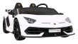 Lamborghini SVJ DRIFT dla 2 dzieci Biały + Funkcja driftu + Pilot-12 6972 