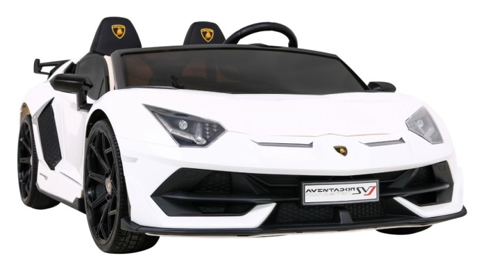 Lamborghini SVJ DRIFT dla 2 dzieci Biały + Funkcja driftu + Pilot-12 6972 