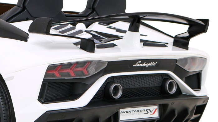 Lamborghini SVJ DRIFT dla 2 dzieci Biały + Funkcja driftu + Pilot-14 6972 