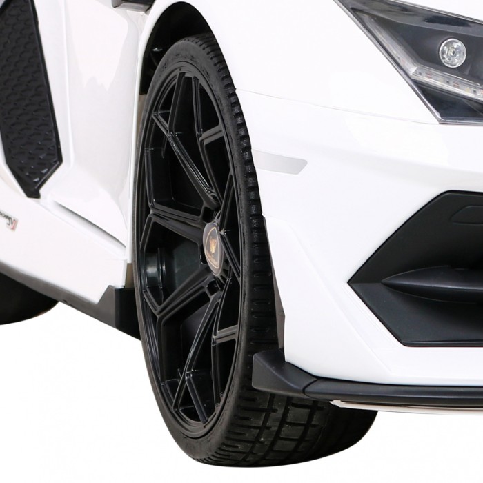 Lamborghini SVJ DRIFT dla 2 dzieci Biały + Funkcja driftu + Pilot-15 6972 